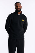 First Class Quarter Zip Sweatshirt - Black
