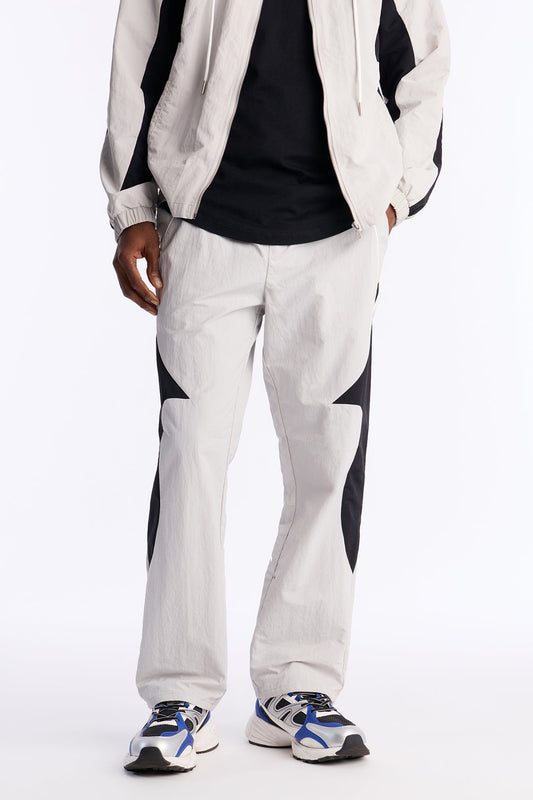 Straight Aura Coded Track Pant - Silver