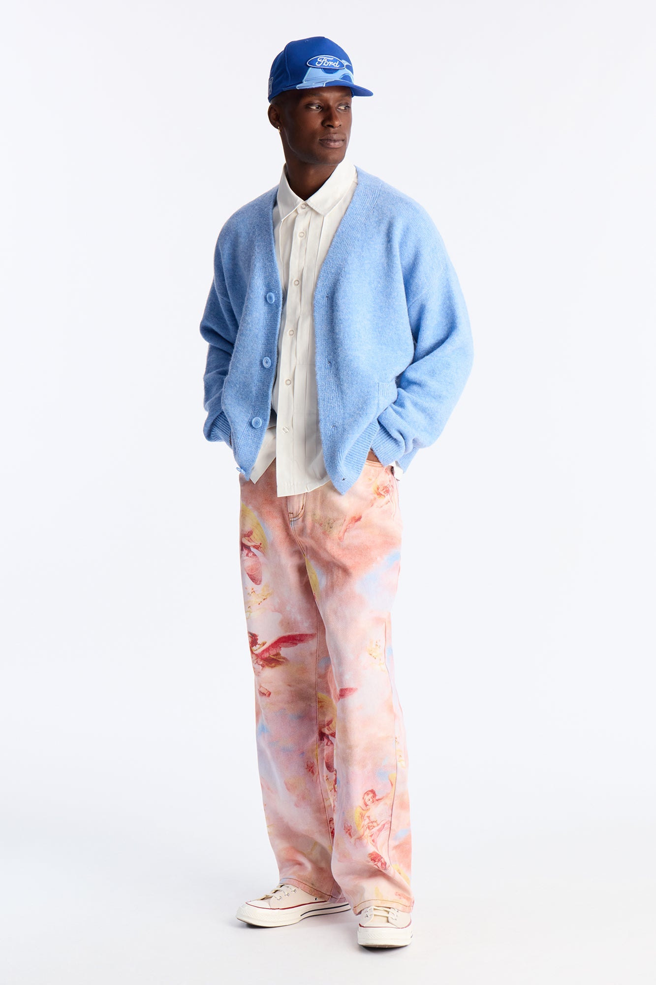 Baggy Angels Within The Clouds Jean - Pink