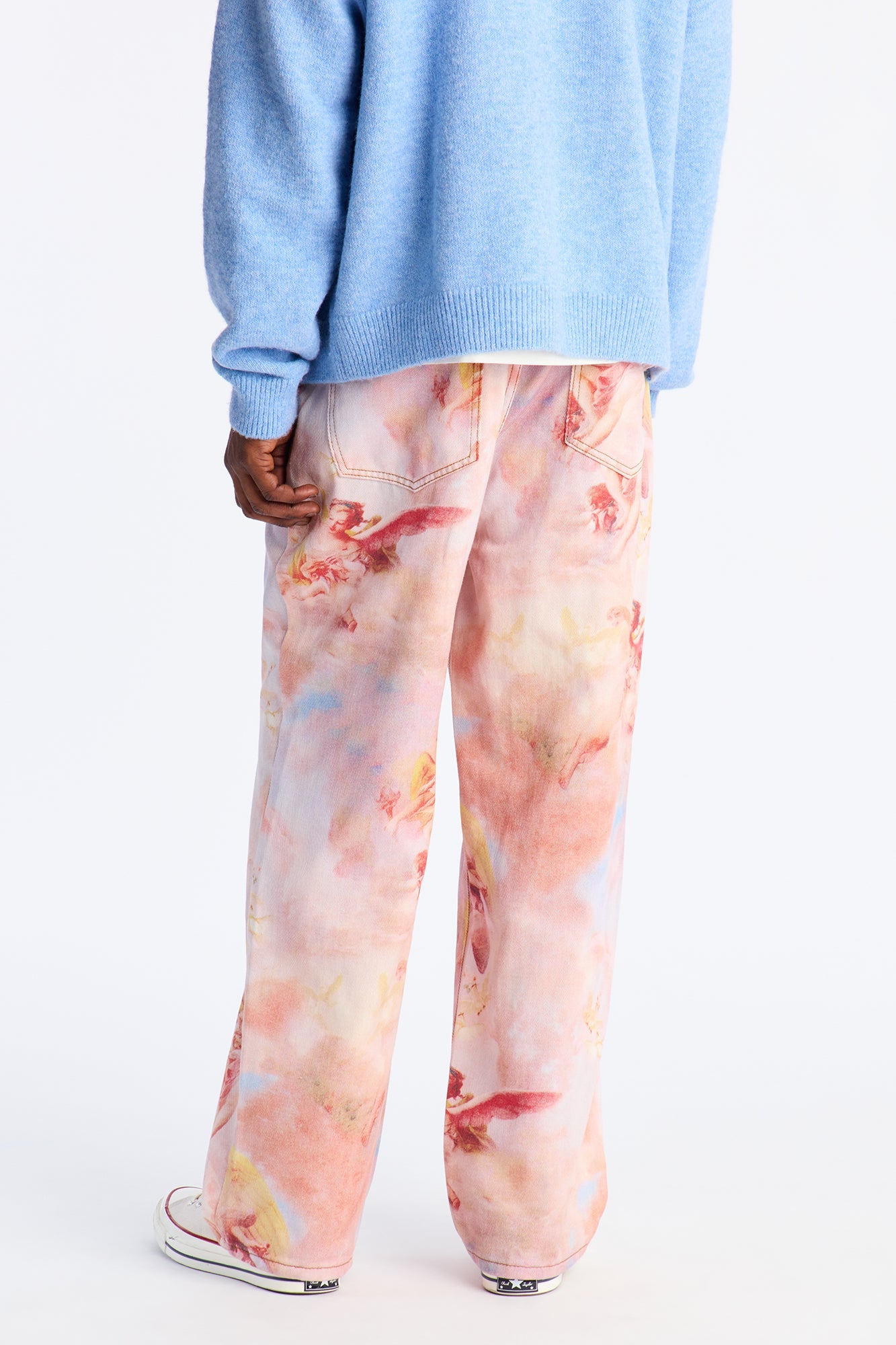 Baggy Angels Within The Clouds Jean - Pink