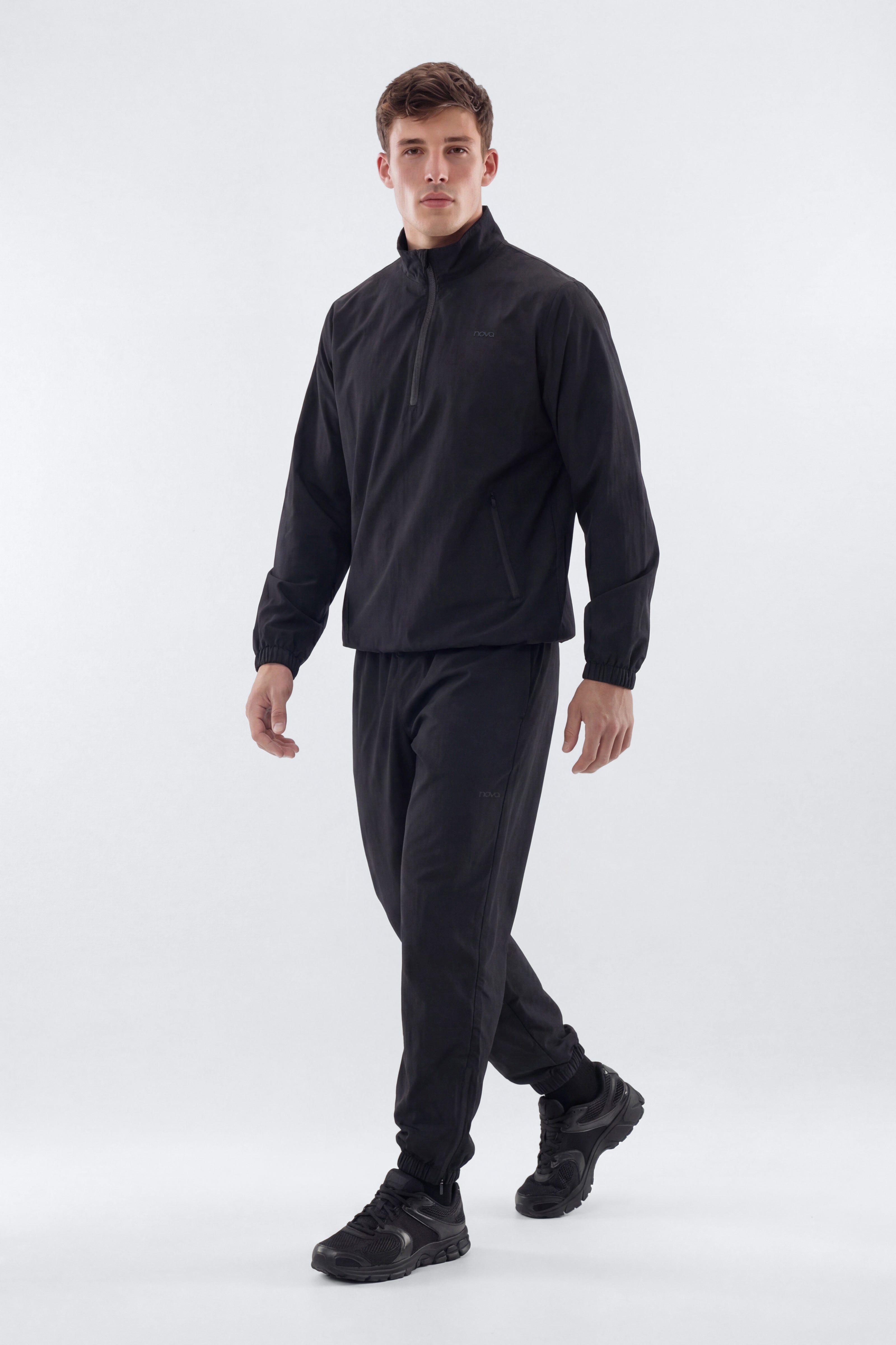 CoreNylon 32″ Track Pant - Black