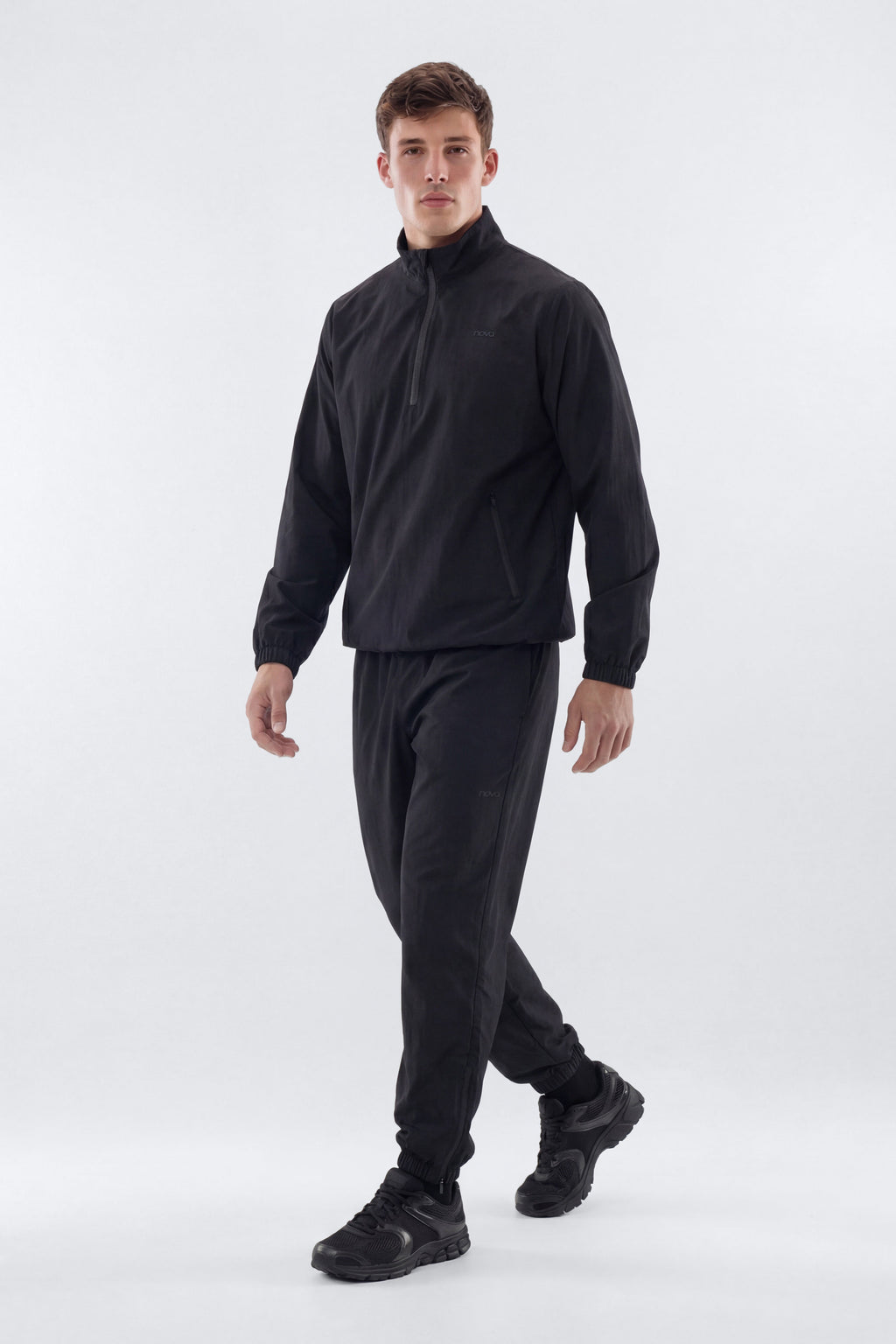 CoreNylon Half Zip Jacket - Black