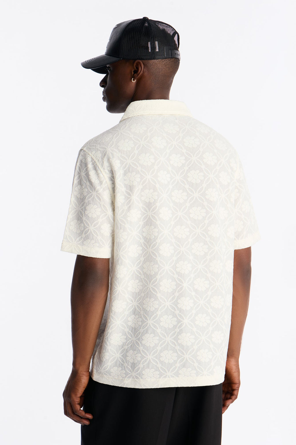 Festival Era Johnny Collar Shirt - Off White