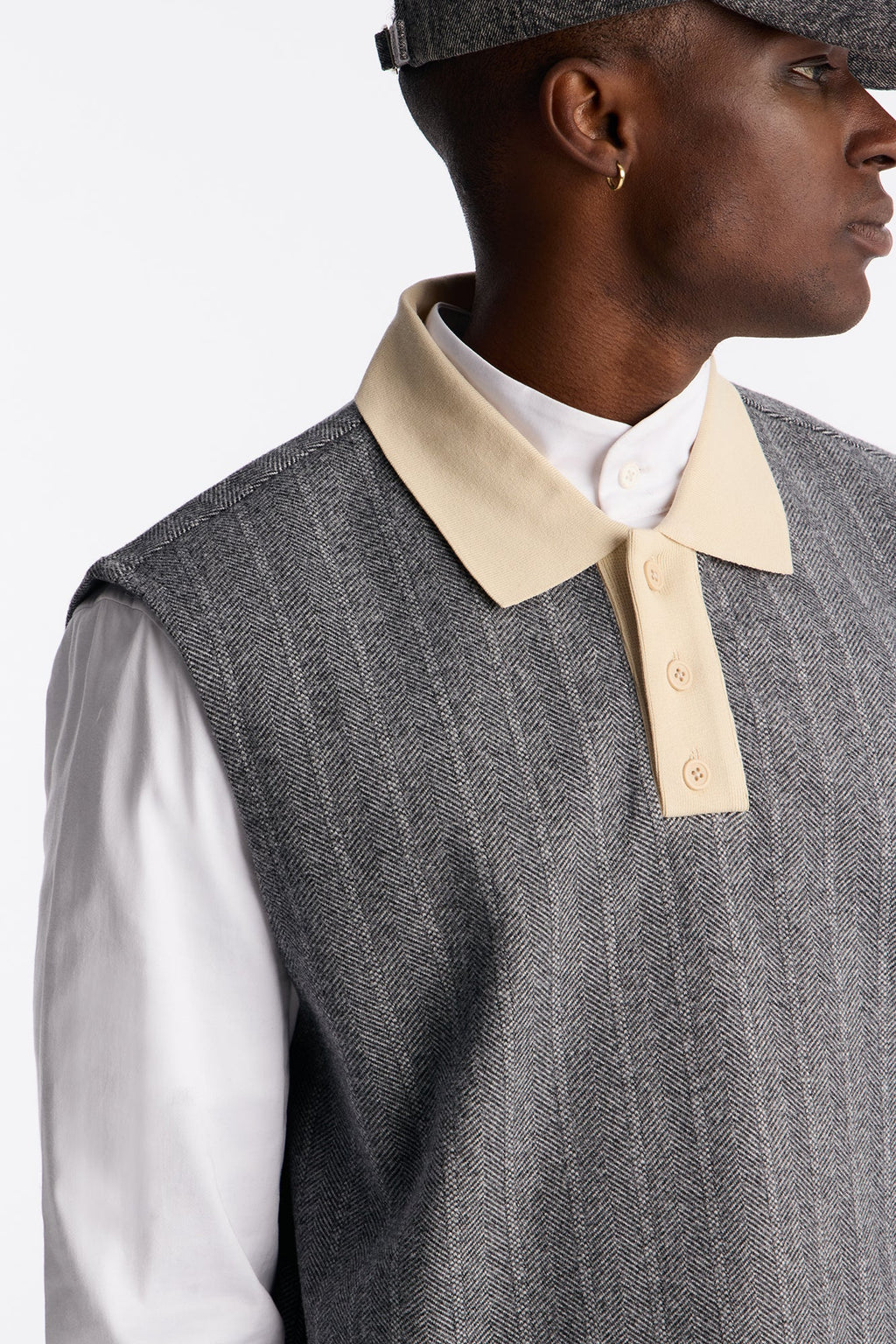 Doheny Sleeveless Polo - Grey