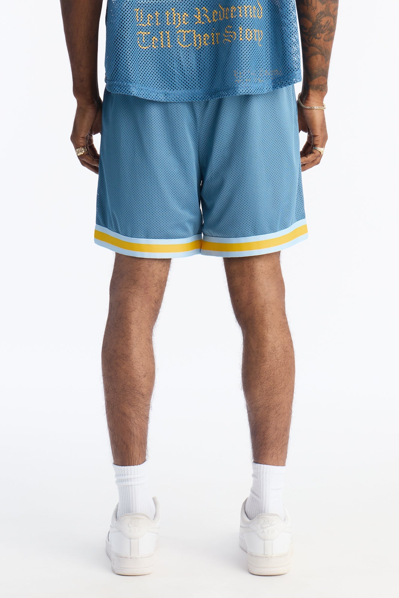 Redemption Legacy Mesh Short - Blue/combo