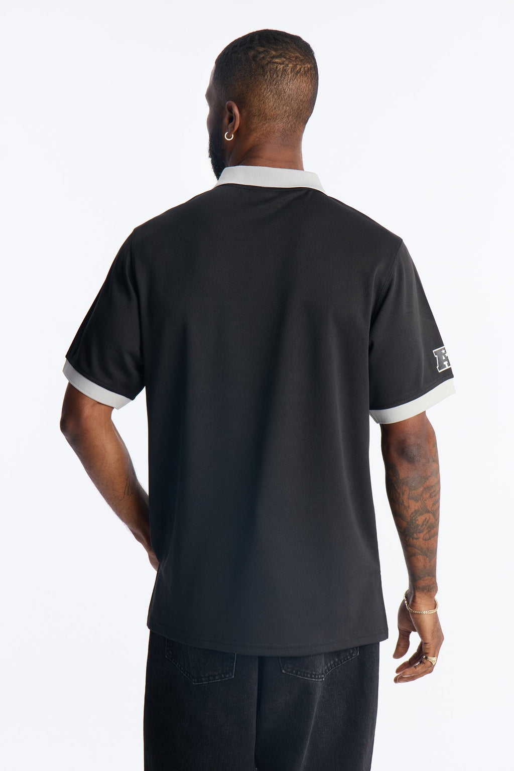 Raiders Soccer Polo - Black