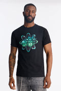 Rick And Morty Embroidered Short Sleeve Tee - Black