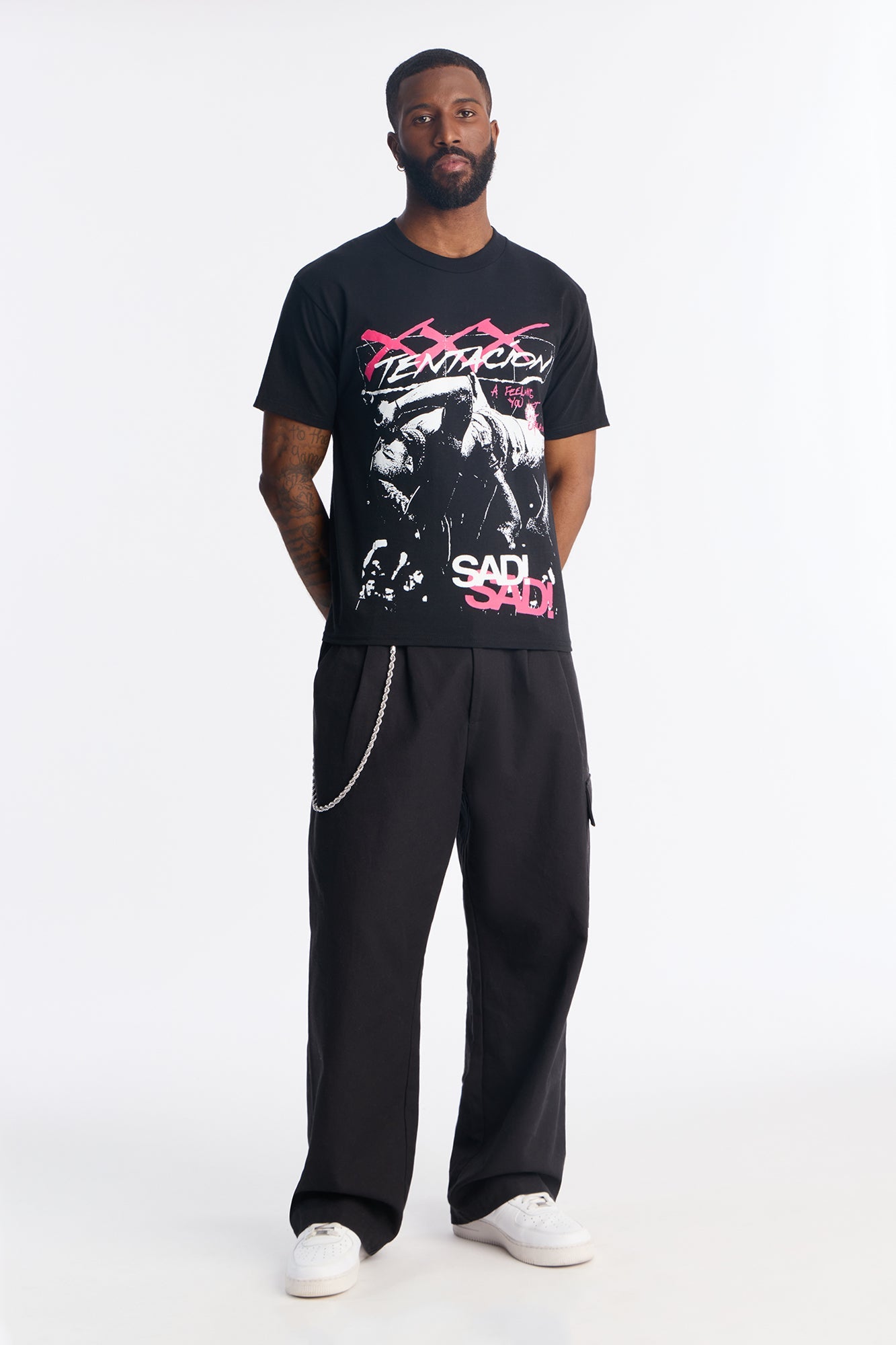 XXXTentacion SAD Short Sleeve Tee - Black