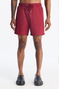 Montez Stretch Swim Trunk 7″ - Burgundy