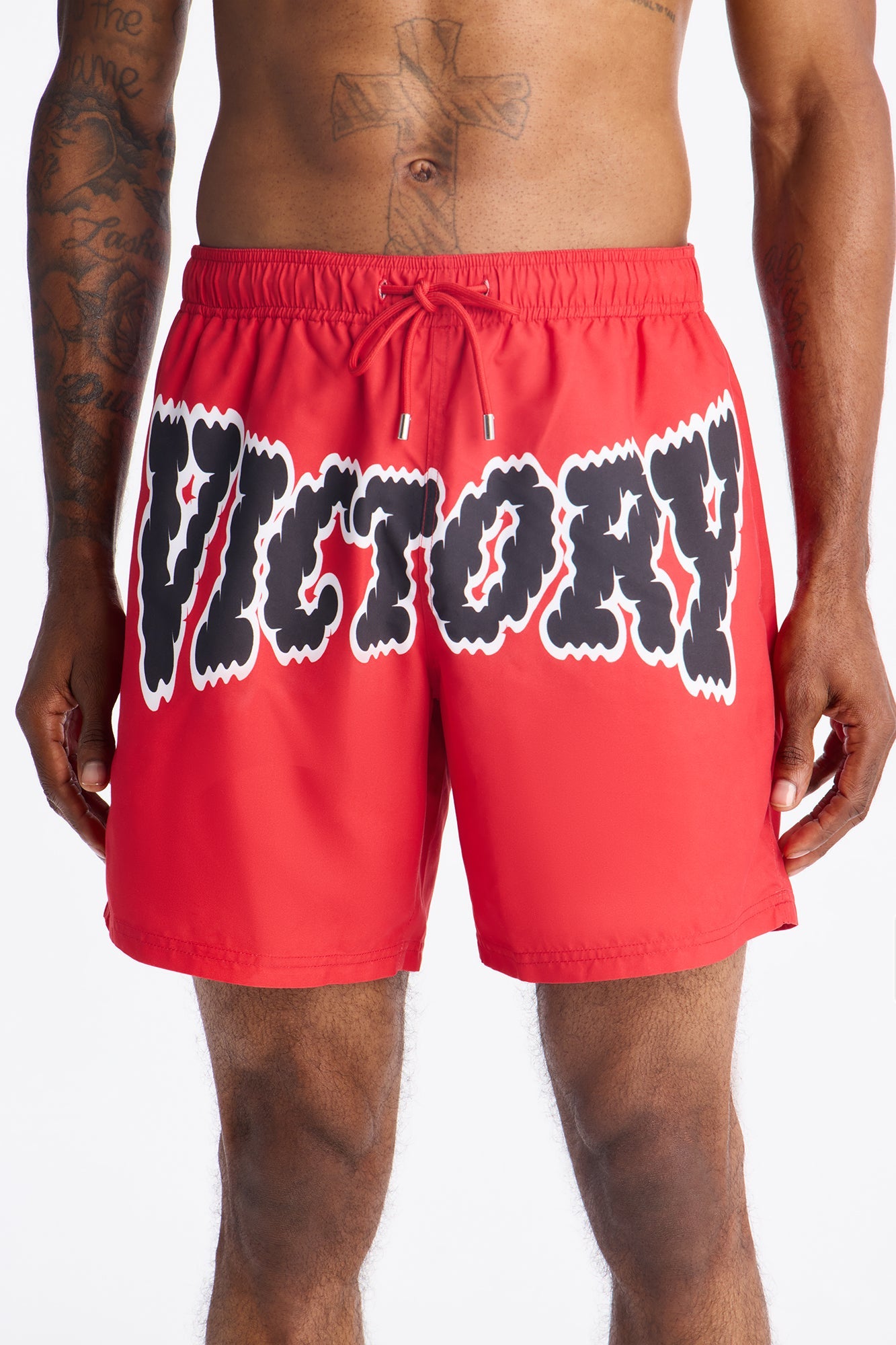 Victory Swim Trunk 7″ - Red