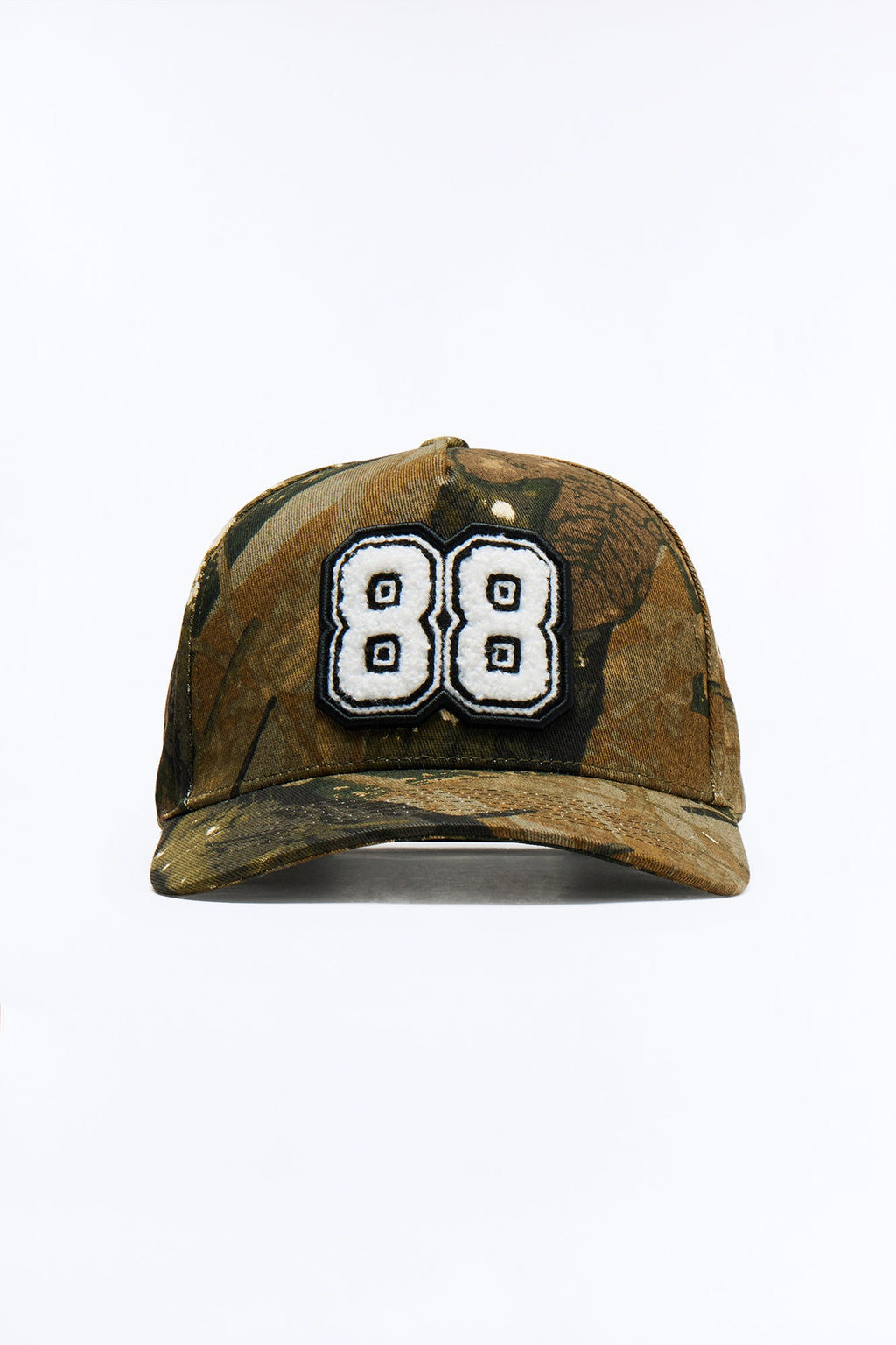 88 Varsity Patch Structured Snapback Hat - Camouflage