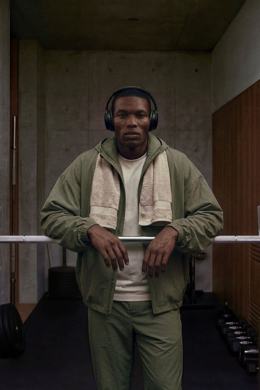 CoreNylon Hooded Full Zip Jacket - Moss