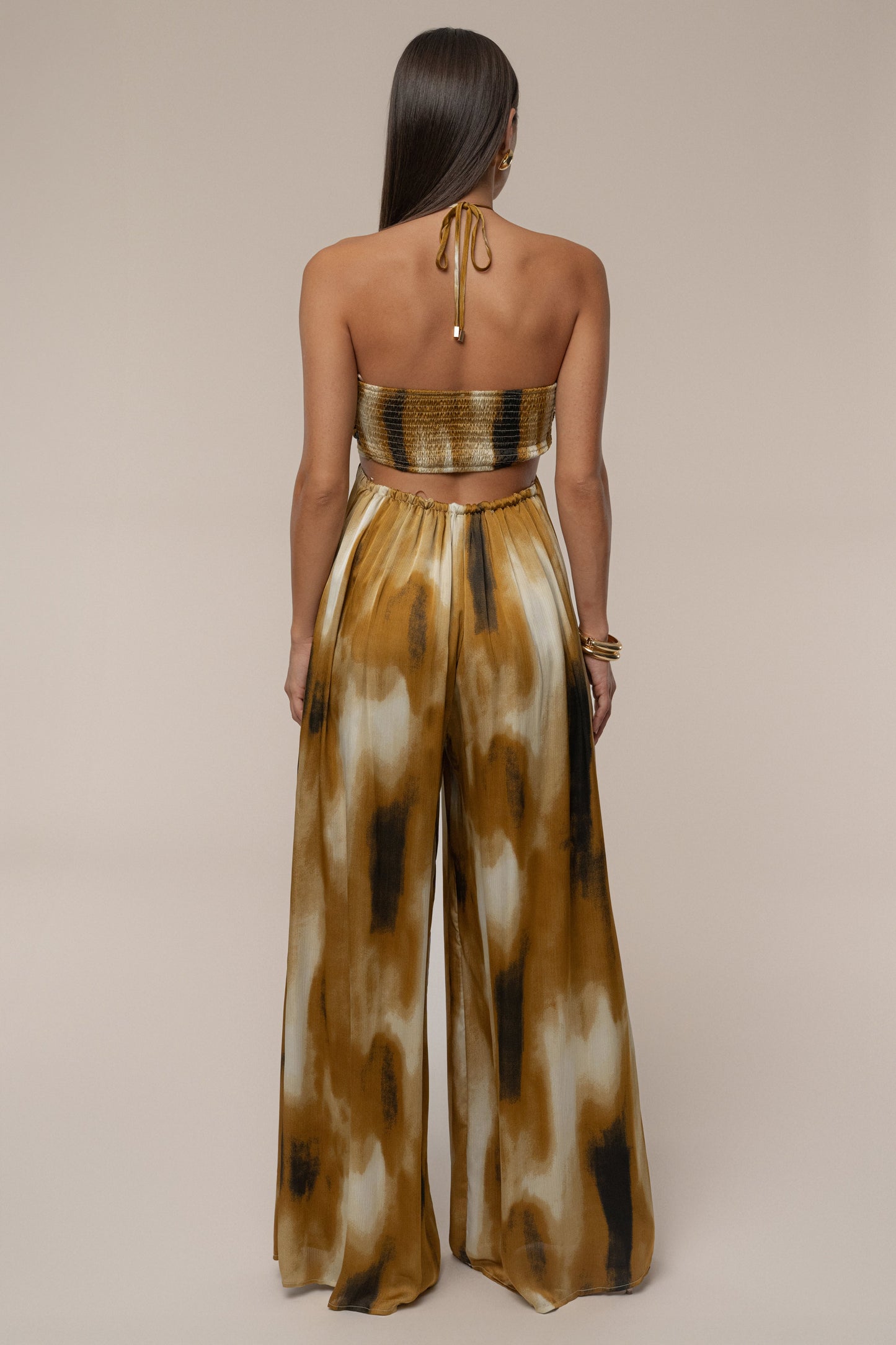 Gold Safari Sunset Jumpsuit