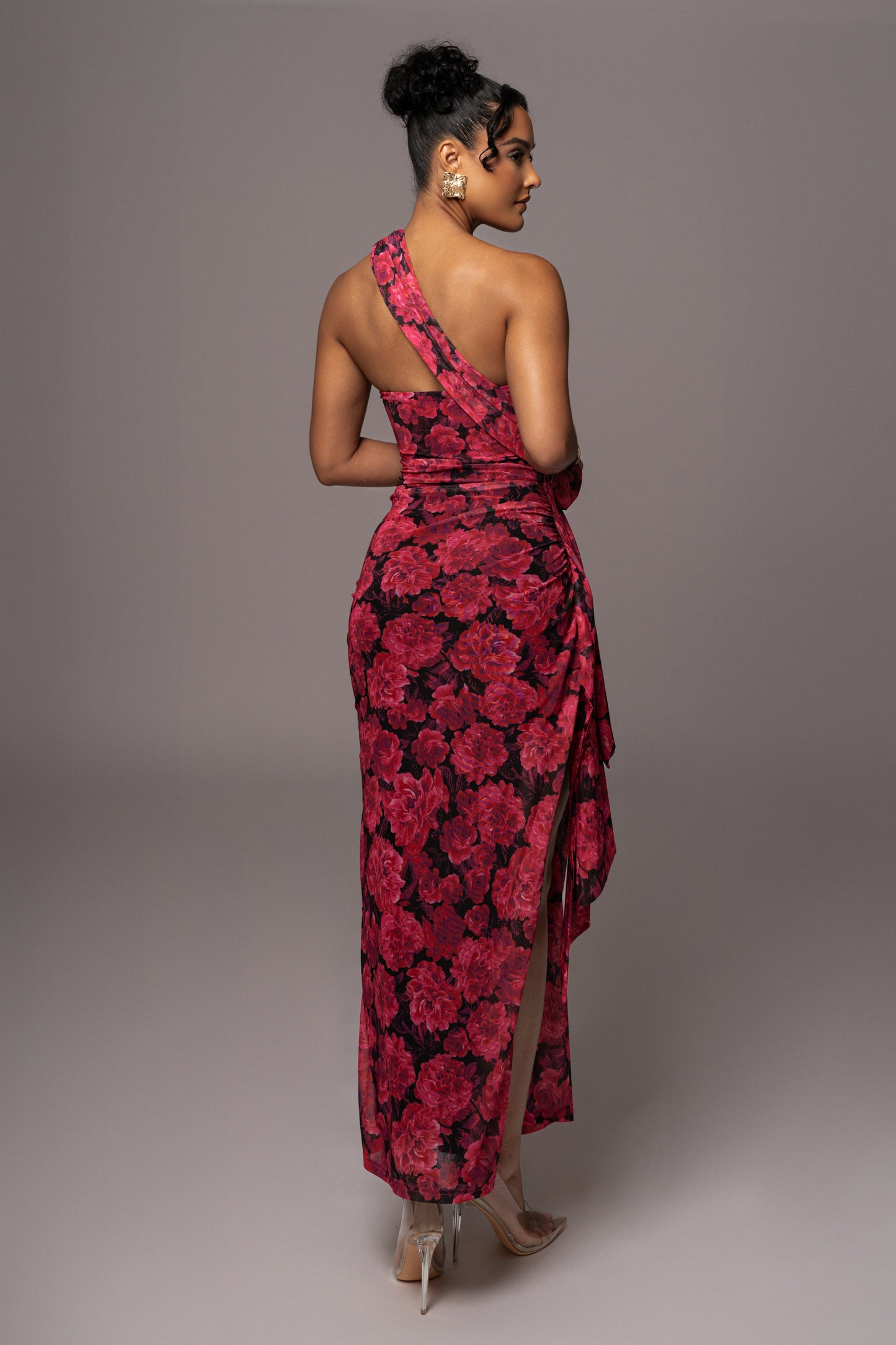 Pink Floral Villa Rosa Maxi Dress