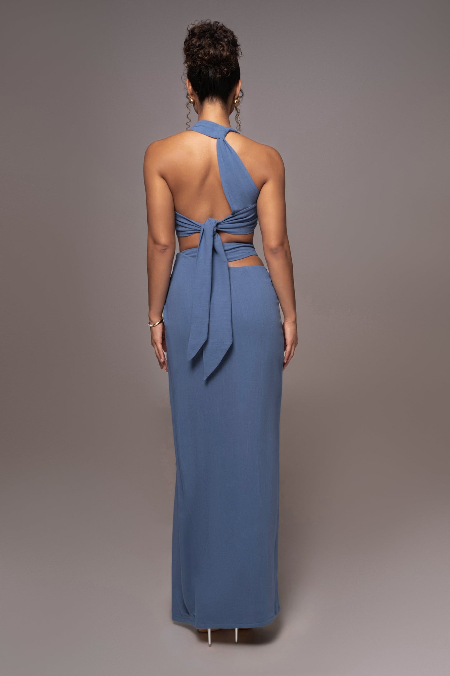 Chambray New Age Two Piece Skirt Set