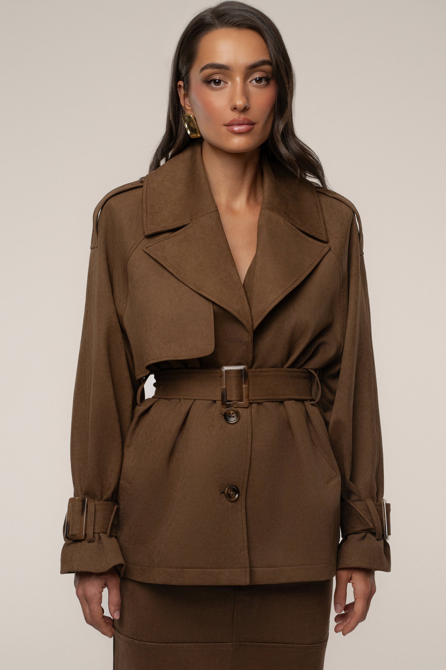 Chocolate Nightfall Suede Jacket