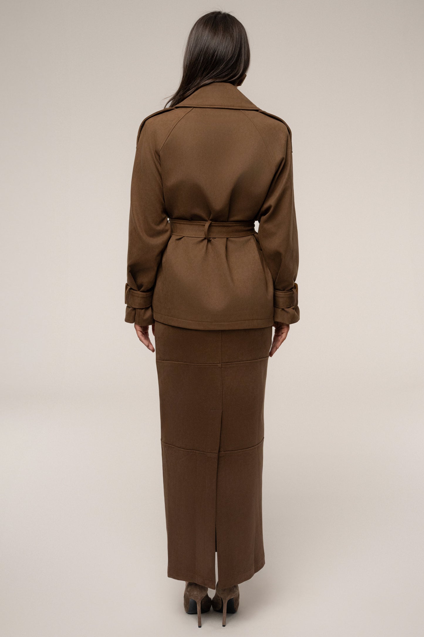 Chocolate Nightfall Suede Jacket