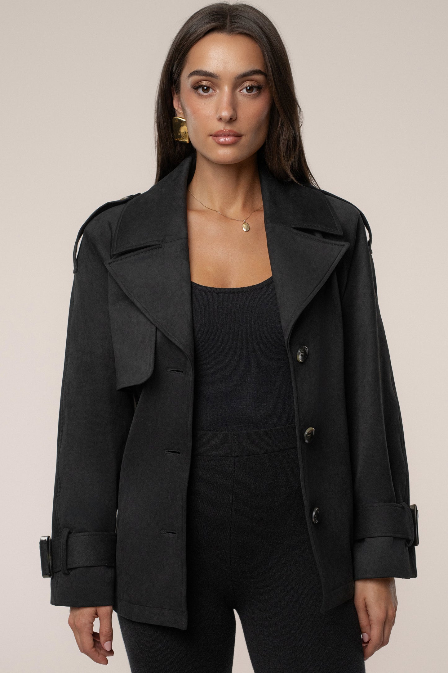 Black Nightfall Suede Jacket
