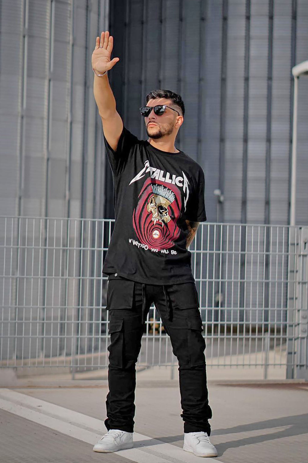 Worker Slim Cargo Pants - Black
